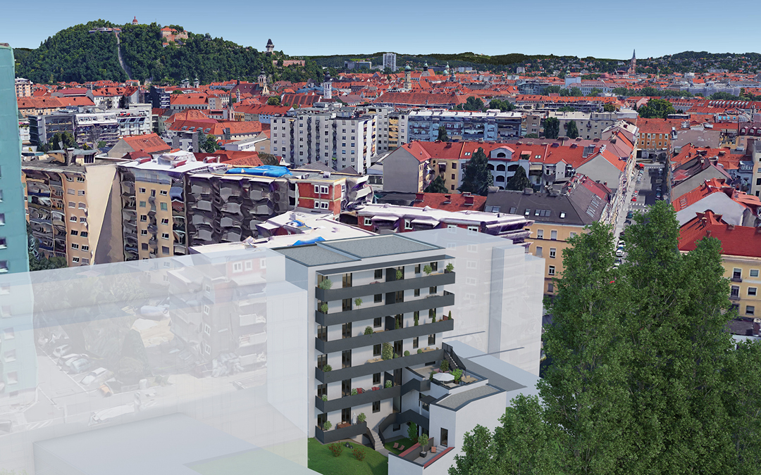 Wohnen mitten in Graz.